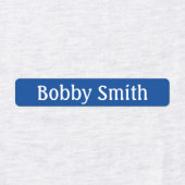 Ijzer op Jongens Kleding Labels Pastels NAAM (Design 2)