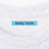 Ijzer op Jongens Kleding Labels Pastels NAAM (Aangebracht)