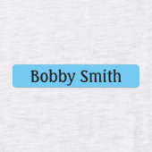 IJzer op jongens Kledinglabels NAAM Rood Blauw Gee Labels (Design 1)