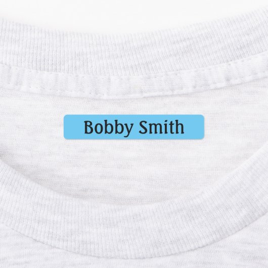 IJzer op jongens Kledinglabels NAAM Rood Blauw Gee Labels (Aangebracht)