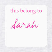 Ijzer op kledinglabels labels (Design 1)