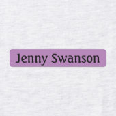 Ijzer op Meisjes Kleding Labels Pastels NAAM (Design 1)