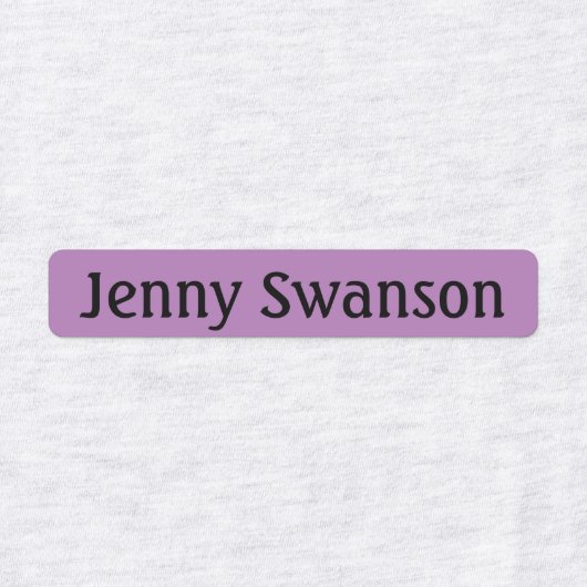 Ijzer op Meisjes Kleding Labels Pastels NAAM (Design 1)