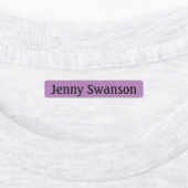 Ijzer op Meisjes Kleding Labels Pastels NAAM (Aangebracht)