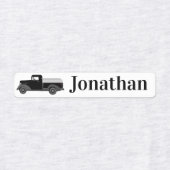 Ijzer op vrachtwagenetiketten labels (Design 1)