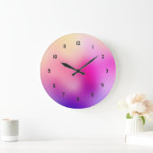 IJzer paars en roze ombre Grote Klok (Huis)