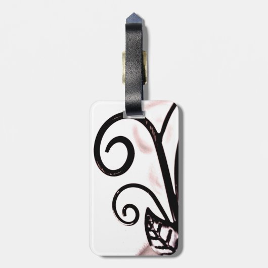 IJzer Plant Bagagelabel (Achterkant verticaal)