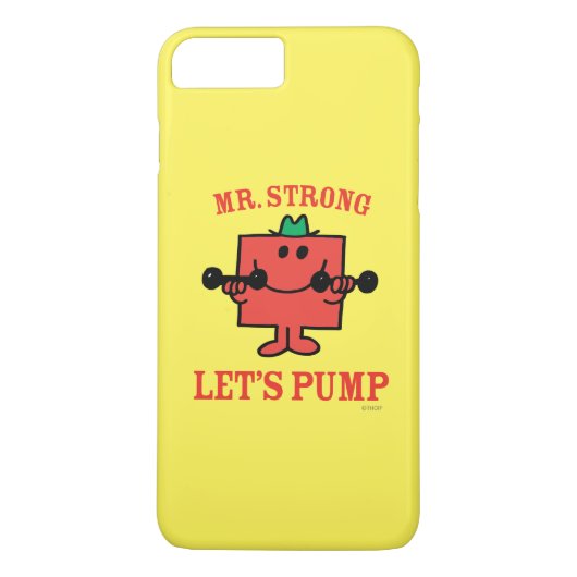 IJzer pompen met de heer Strong Case-Mate iPhone Case (Achterkant)
