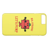 IJzer pompen met de heer Strong Case-Mate iPhone Case (Achterkant (Horizontaal))