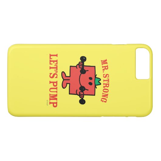 IJzer pompen met de heer Strong Case-Mate iPhone Case (Achterkant (Horizontaal))