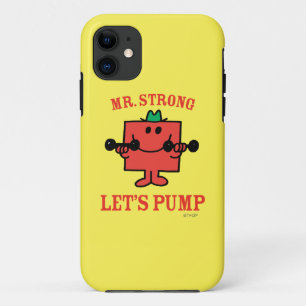 IJzer pompen met de heer Strong Case-Mate iPhone Case