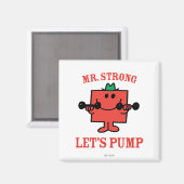 IJzer pompen met de heer Strong Magneet (Voorkant / Achterkant)