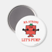 IJzer pompen met de heer Strong Magneet (Voorkant / Achterkant)