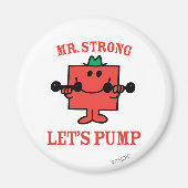 IJzer pompen met de heer Strong Magneet (Voorkant)
