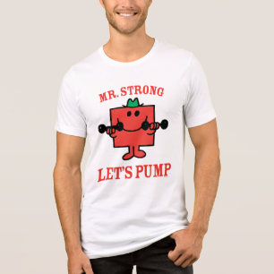 IJzer pompen met de heer Strong Tri-Blend Shirt