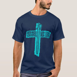 IJzer Scherpt IJzer Christelijk Phi Rho-ontwerp T-shirt