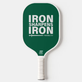 IJzer scherpt ijzer (Hunter Green) Pickleball Paddle