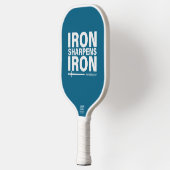 IJzer Scherpt IJzer (Ocean Blue) Pickleball Paddle (Links)