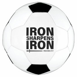 IJzer scherpt ijzer (Spreuken 27:17) Voetbal