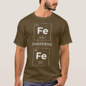 IJzer Sharpens IJzer Christelijk design T-shirt (Voorkant)