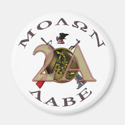 IJzer Sights/Molon Labe Magneet (Voorkant)