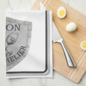 IJzer Sommelier Wijnliefhebber  Theedoek (Quarter Fold)