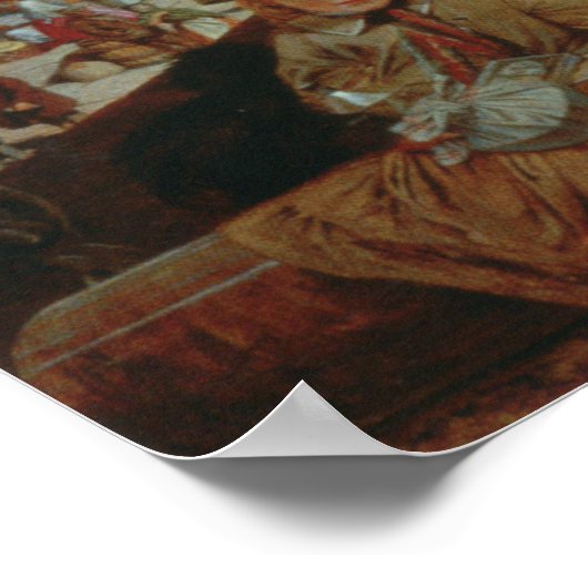 IJzer, steenkool, William Bell Scott Industrial Ag Poster (Hoek)