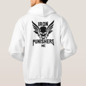 IJzer Straf Logo Hoodie Mannen 3XL (Achterkant)