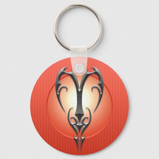 IJzer, symbool, rood Sleutelhanger (Voorkant)