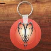 IJzer, symbool, rood Sleutelhanger (Voorkant)