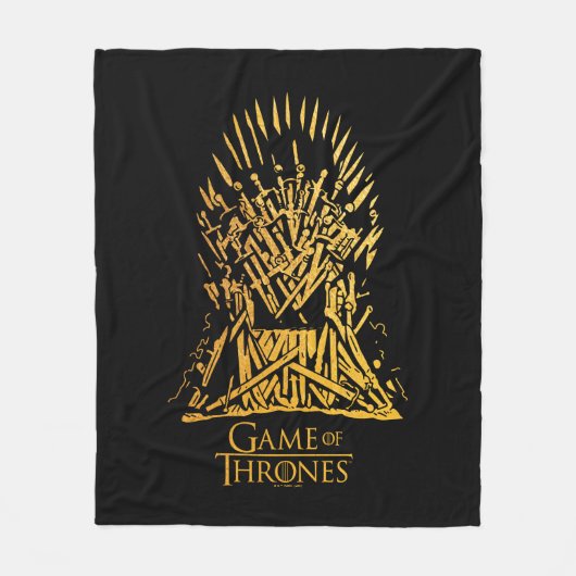 IJzer troonpictogram Fleece Deken (Voorkant)