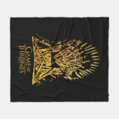 IJzer troonpictogram Fleece Deken (Voorkant (Horizontaal))