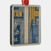 IJzerbergroute Metalen Ornament (Rechts)