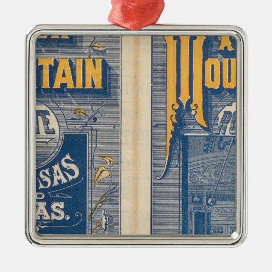 IJzerbergroute Metalen Ornament (Voorkant)