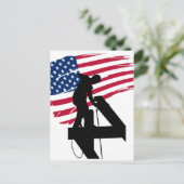 Ijzerbewerker Briefkaart (Staand voorkant)