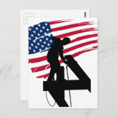 Ijzerbewerker Briefkaart (Voorkant / Achterkant)