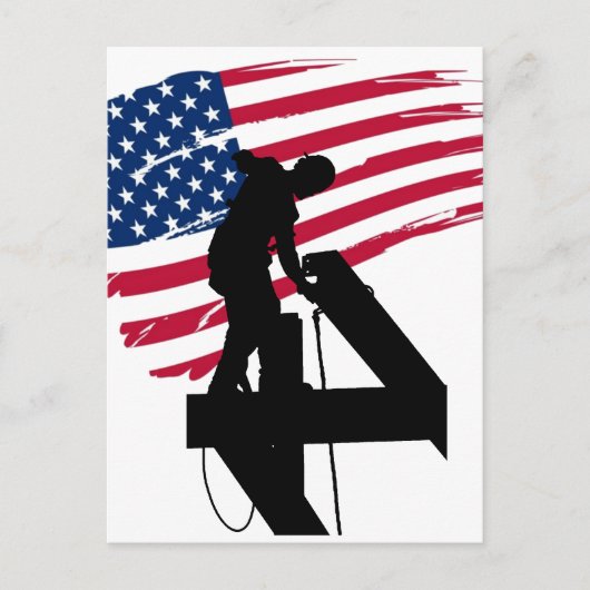 Ijzerbewerker Briefkaart (Voorkant)