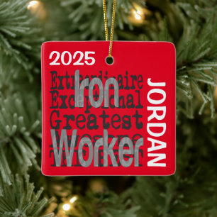 IJzerbewerker Extraordinaire Aangepast Keramisch Ornament