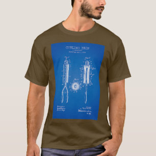 IJzerblauw patent T-shirt
