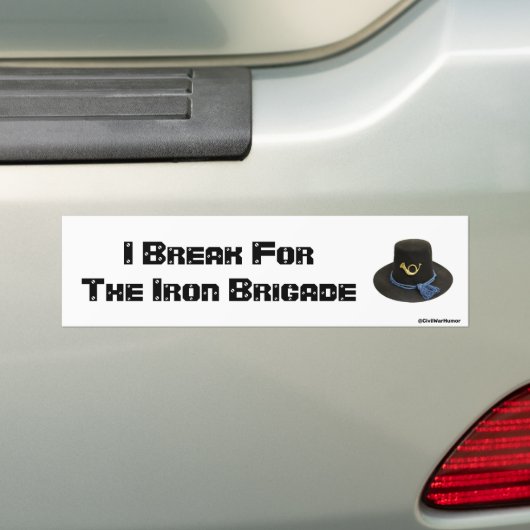 IJzerbrigade-ovensticker Bumpersticker (Op auto)