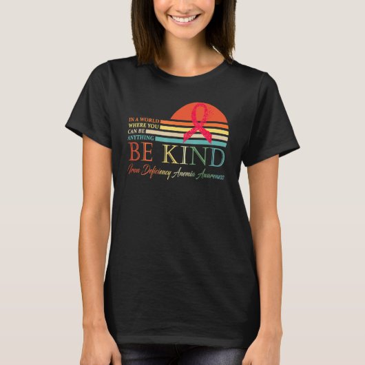 Ijzerdeficiëntieanemie strijder 1 t-shirt (Voorkant)