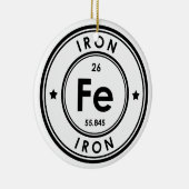 IJzerelement keramisch Ornament (Rechts)