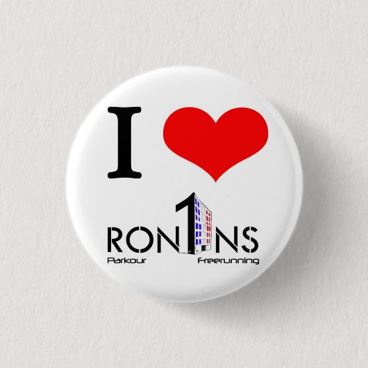 IJzeren1ns Ronde Button 3,2 Cm (Voorkant)