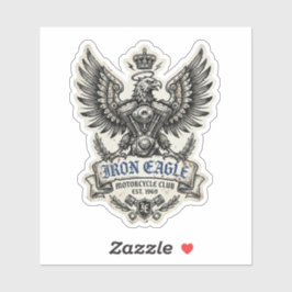 IJzeren Adelaar Motorclub V-Twin Motor Sticker