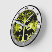 IJzeren bannermuurklok Ronde Klok (Hoek)