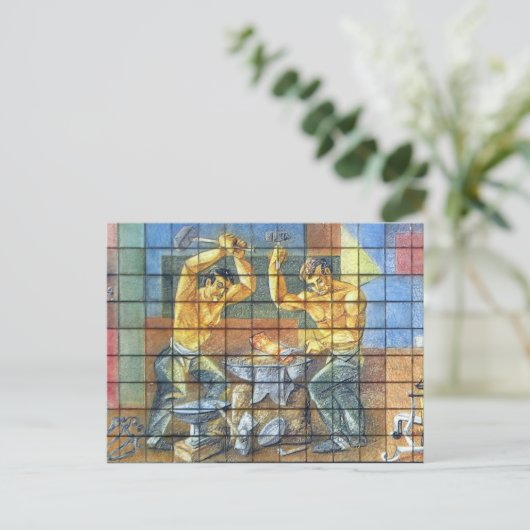 IJzeren Briefkaart (Staand voorkant)