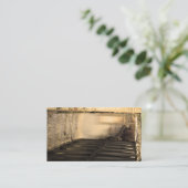 IJzeren brug en reflectie Visitekaartje (Staand voorkant)