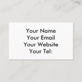 IJzeren brug en reflectie Visitekaartje (Achterkant)