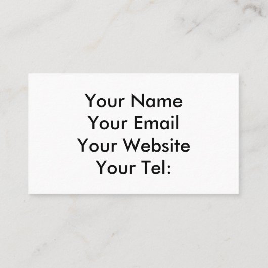 IJzeren brug en reflectie Visitekaartje (Achterkant)