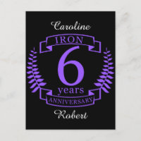 IJzeren bruiloft 6 jaar